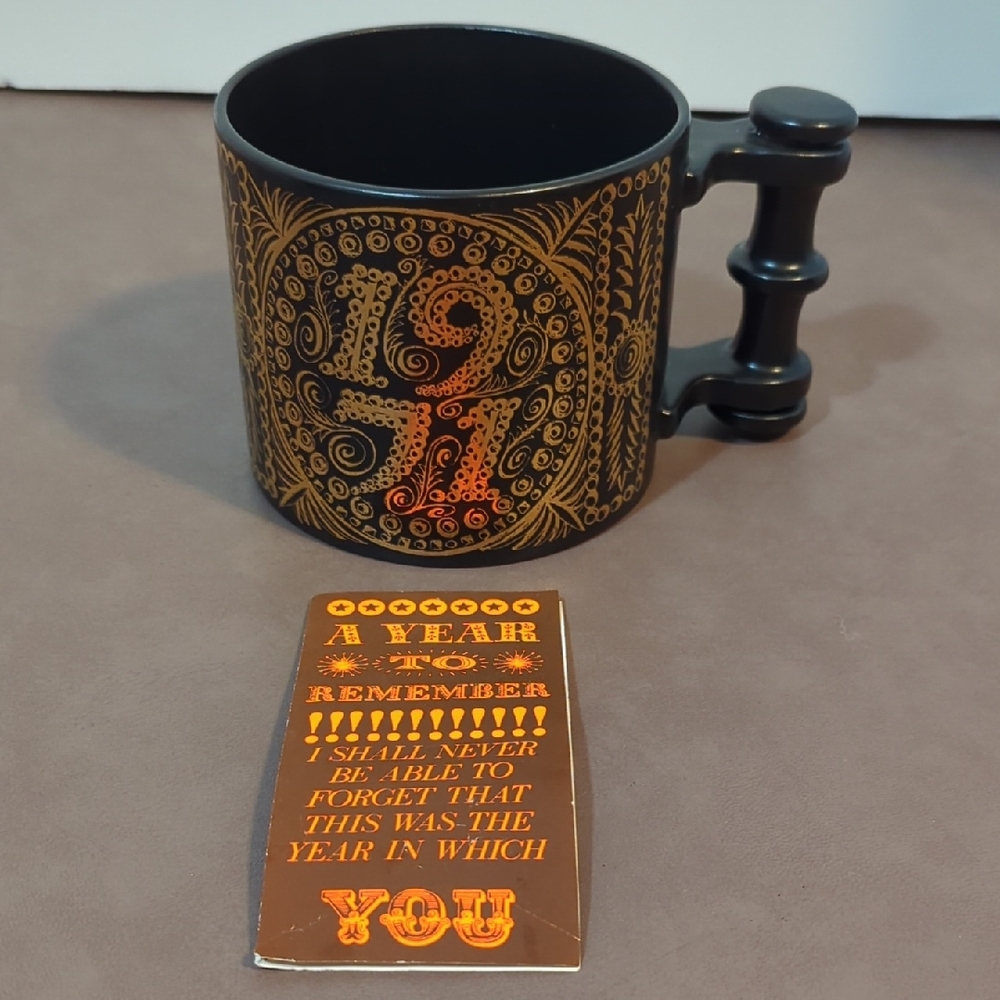 Vintage Portmeirion Tankard Mug 1971 A Year To Remember Limited To 10,000 Ellis